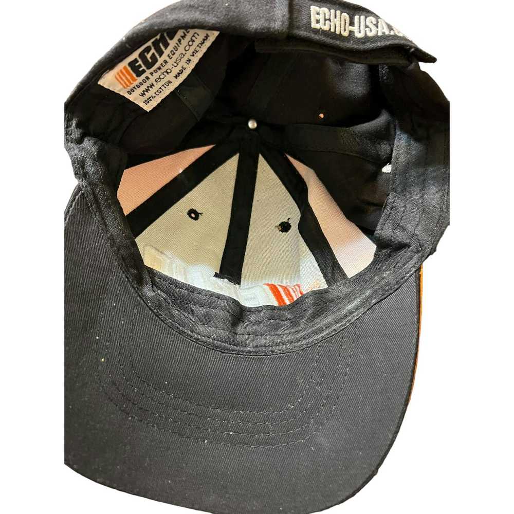 Other Echo Black Orange Hat Chainsaw Embroidered … - image 5