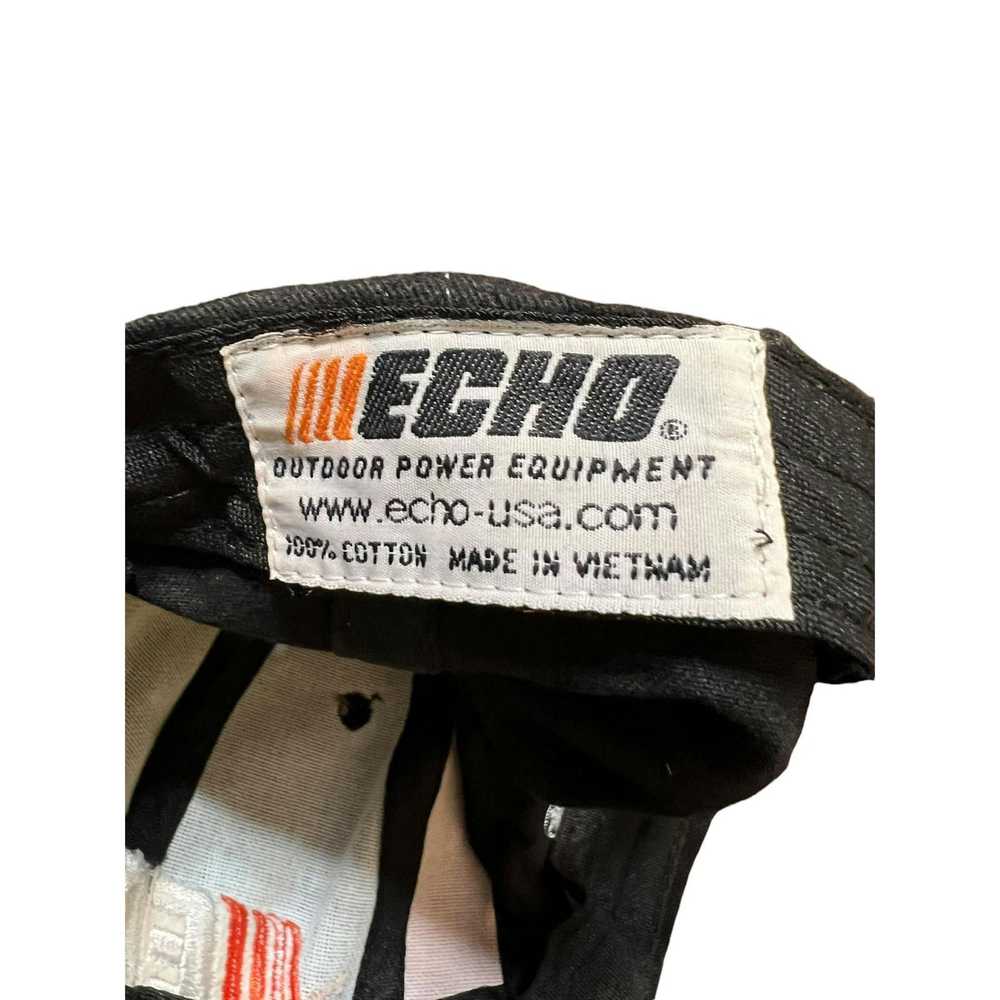 Other Echo Black Orange Hat Chainsaw Embroidered … - image 6