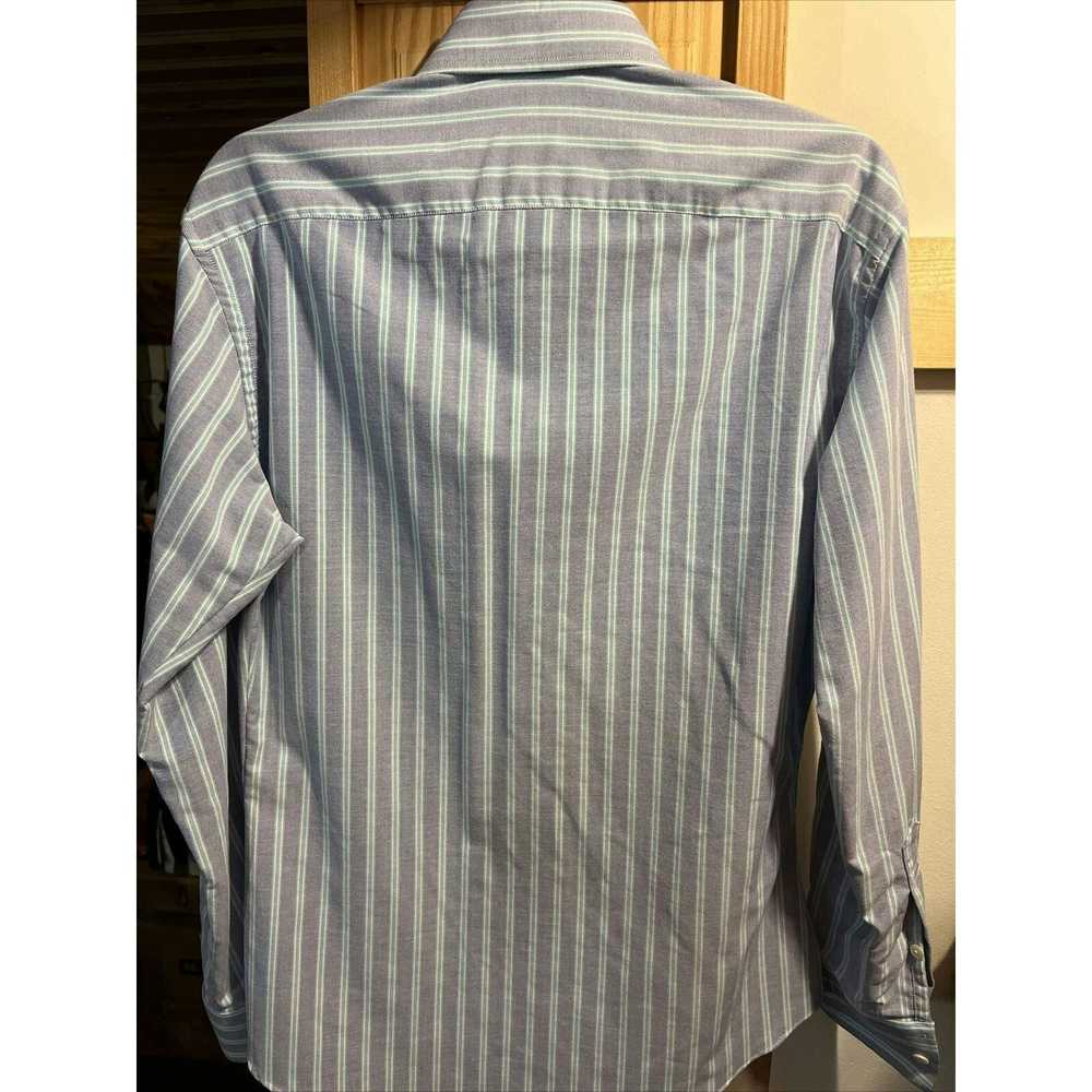 Other Sam’s Tailors Vintage Men’s M Blue Striped … - image 6