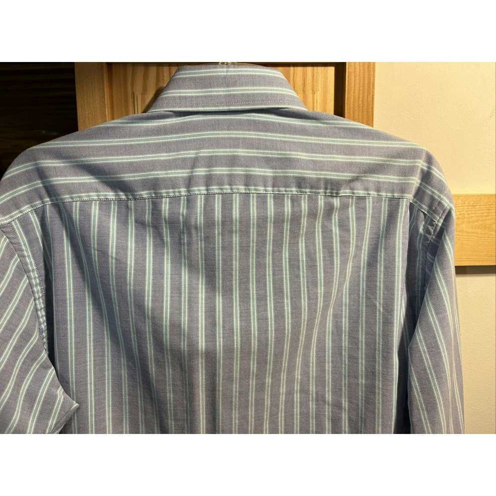 Other Sam’s Tailors Vintage Men’s M Blue Striped … - image 7