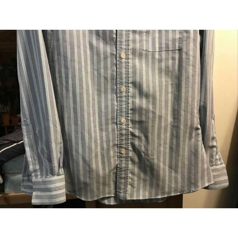 Other Sam’s Tailors Vintage Men’s M Blue Striped … - image 9