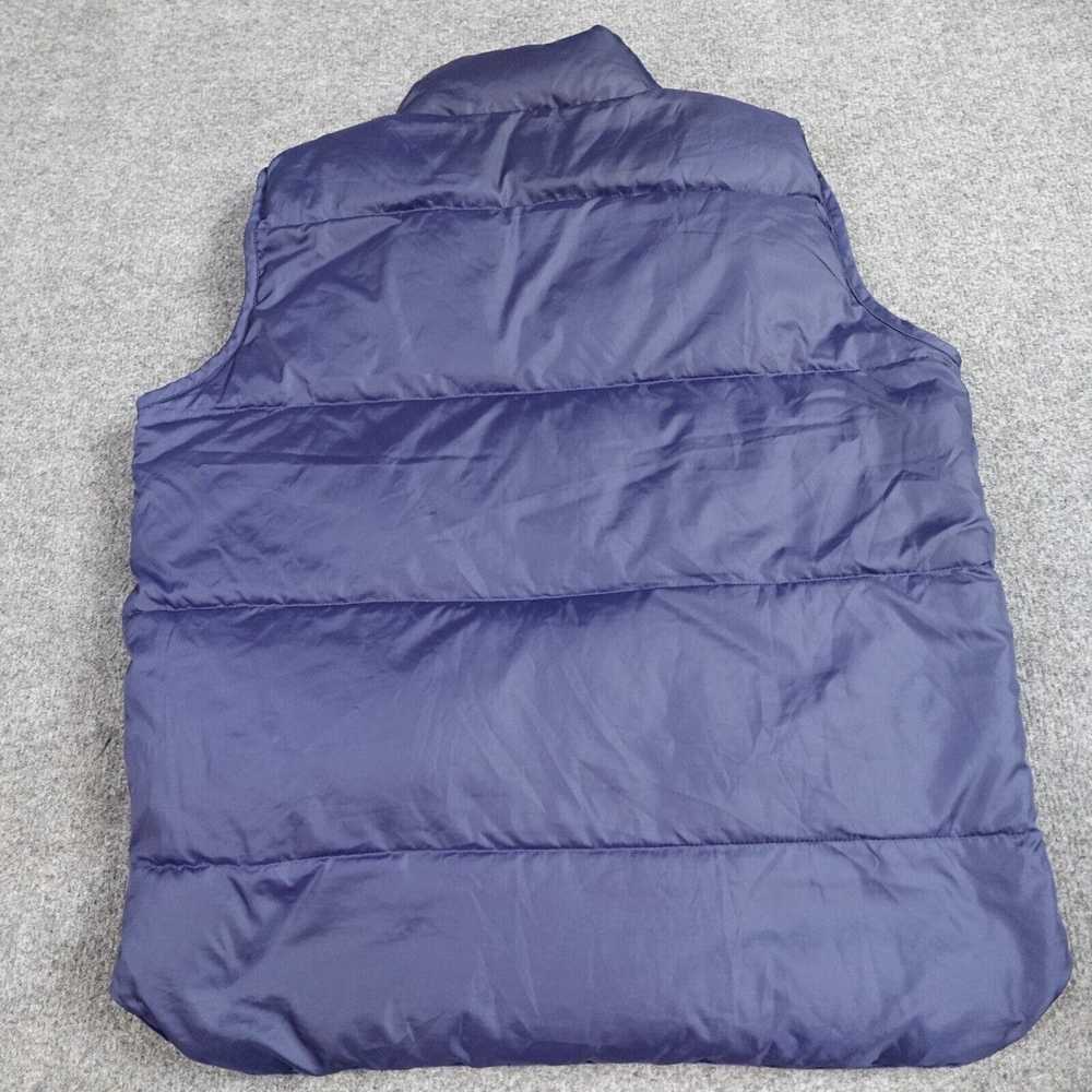 L.L. Bean LL Bean Womens Puffer Vest M Blue Rever… - image 5