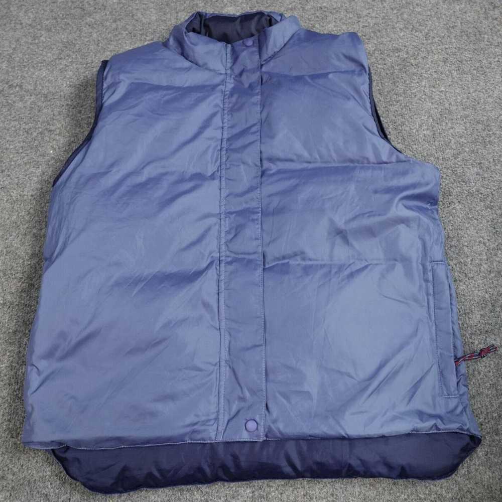 L.L. Bean LL Bean Womens Puffer Vest M Blue Rever… - image 6