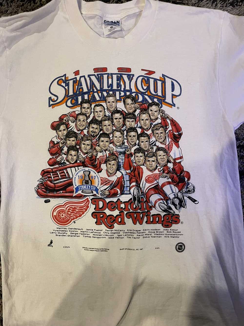 Vintage Vintage 1997 Stanley cup champions t shirt - image 2