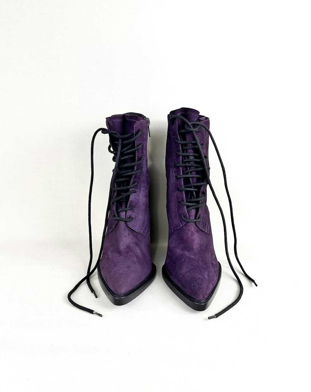 Ann Demeulemeester Ann Demeulemeester Laced Suede… - image 4