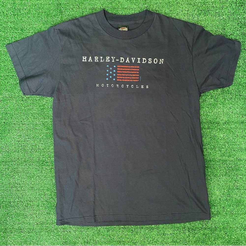 1999 Harley-Davidson Woodstock Kingston Ny T Shirt - image 1