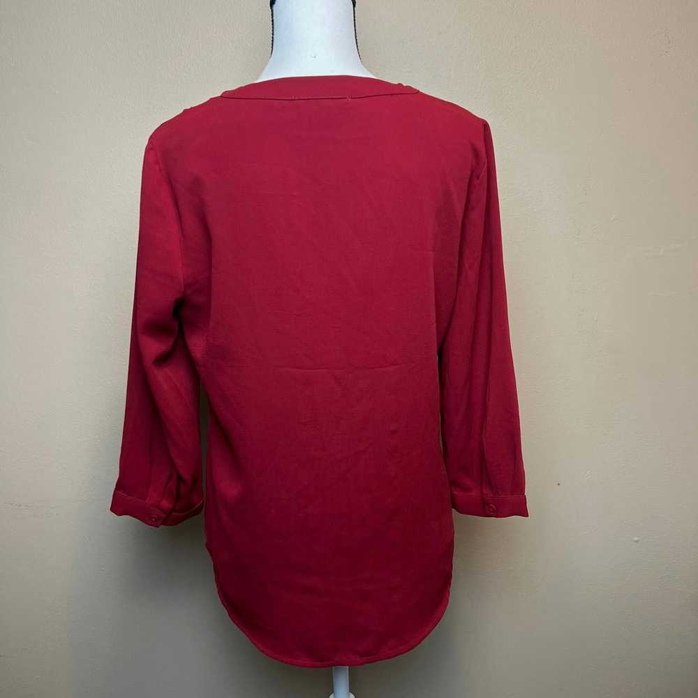 Other 41 Hawthorne Red Blouse size M - image 4