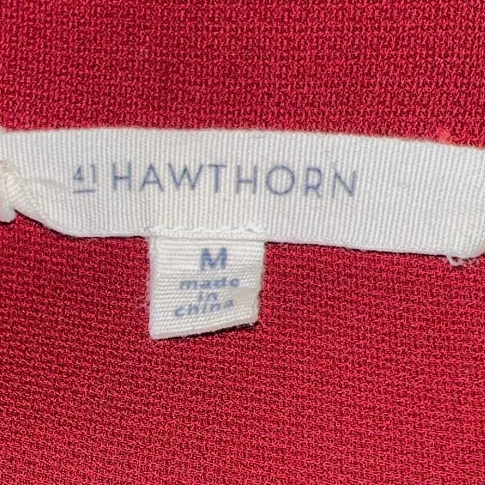 Other 41 Hawthorne Red Blouse size M - image 5