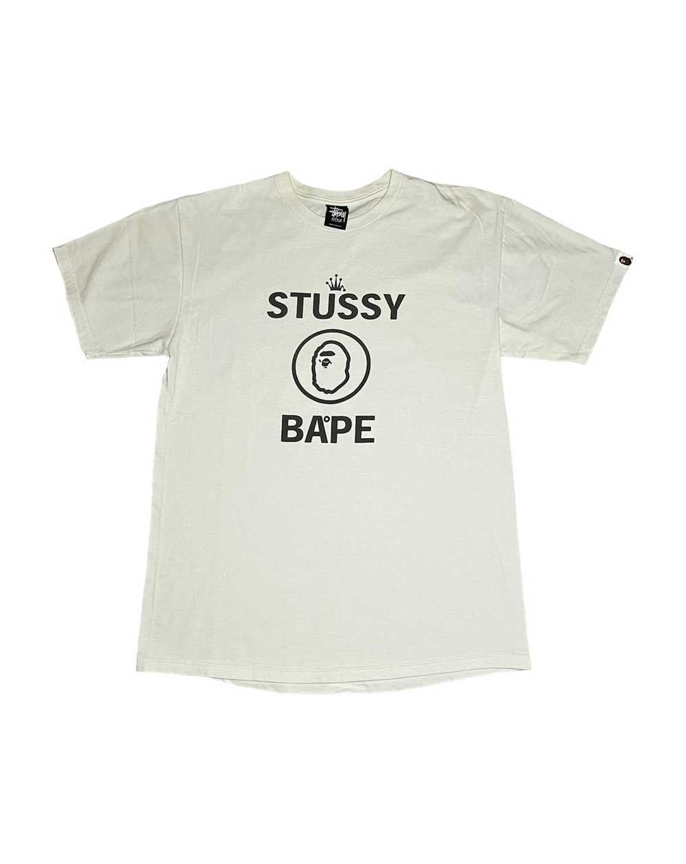 Bape × Stussy Stussy X Bape ape head tee - image 1