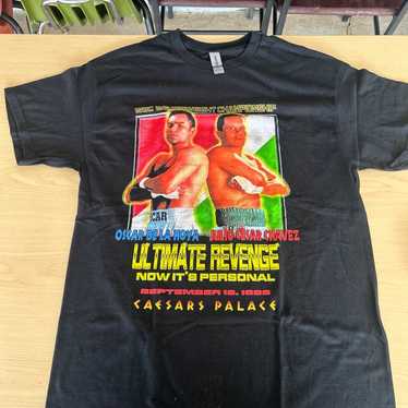Oscar De La Hoya vs Julio Cesar Chavez Boxing T-S… - image 1