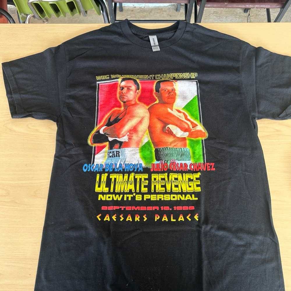 Oscar De La Hoya vs Julio Cesar Chavez Boxing T-S… - image 2