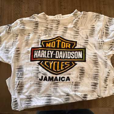 Harley Davidson shirt jamaicA