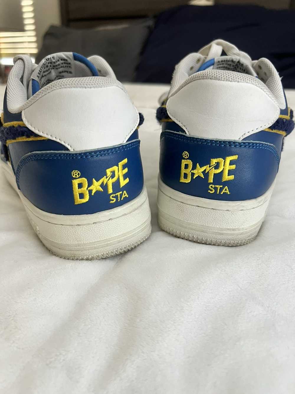 Bape A Bathing Ape Bapesta Low “Patched Navy” - image 7