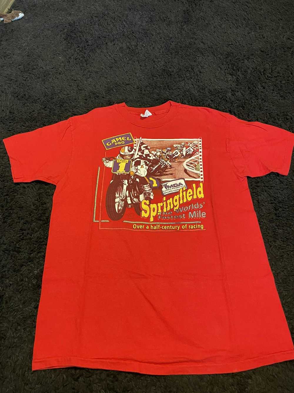 Camel × Vintage Vintage Camel Racing tee - image 1