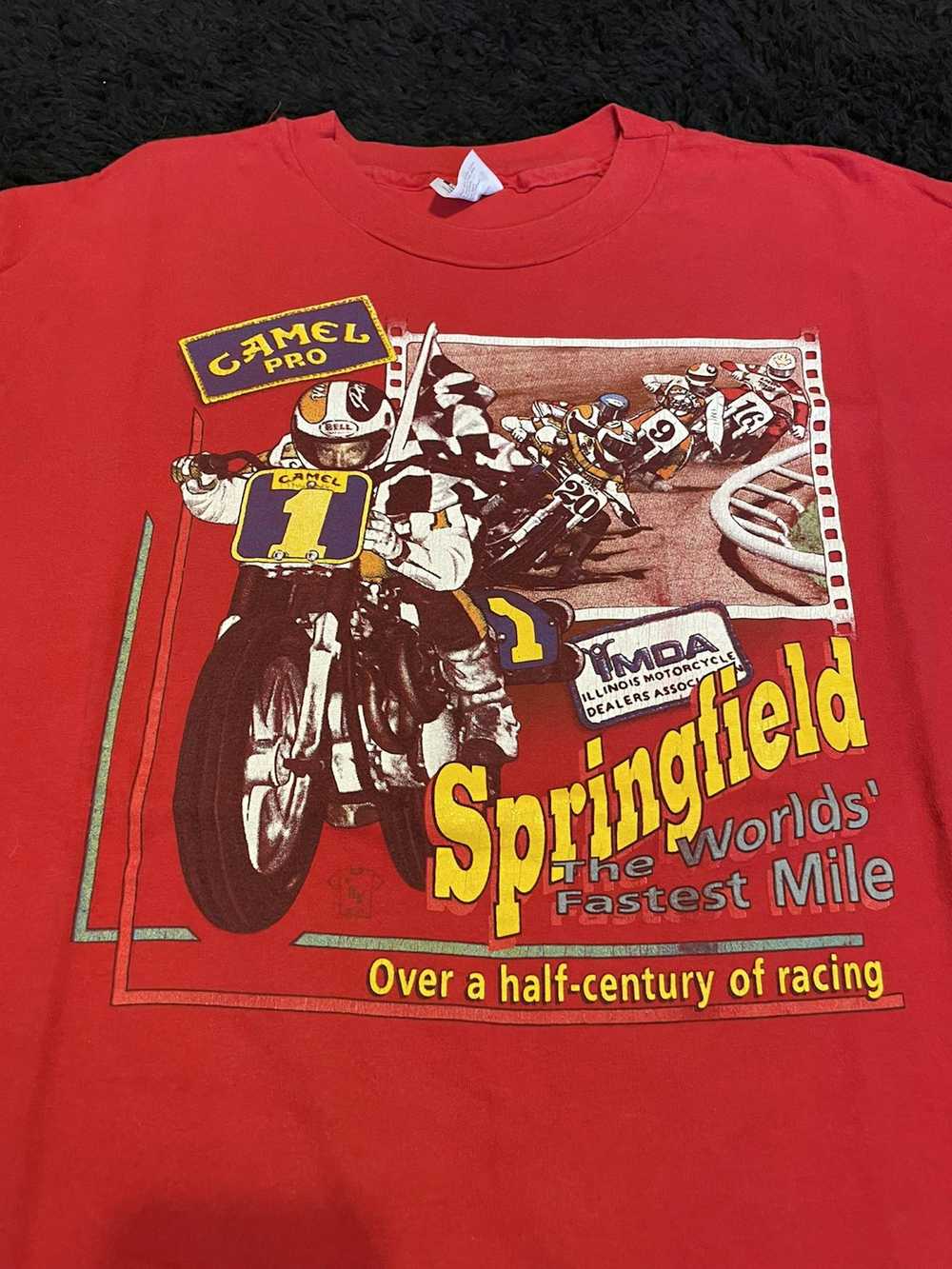 Camel × Vintage Vintage Camel Racing tee - image 2