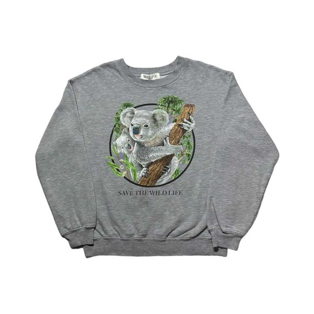 Vintage Save the Wildlife Koala Crewneck - image 1