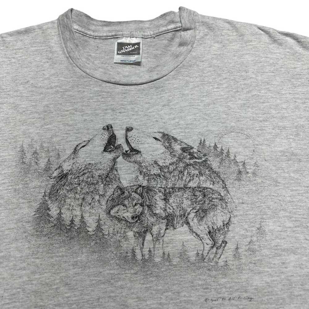 Vintage Vintage 80’s Wolves T-Shirt - image 4