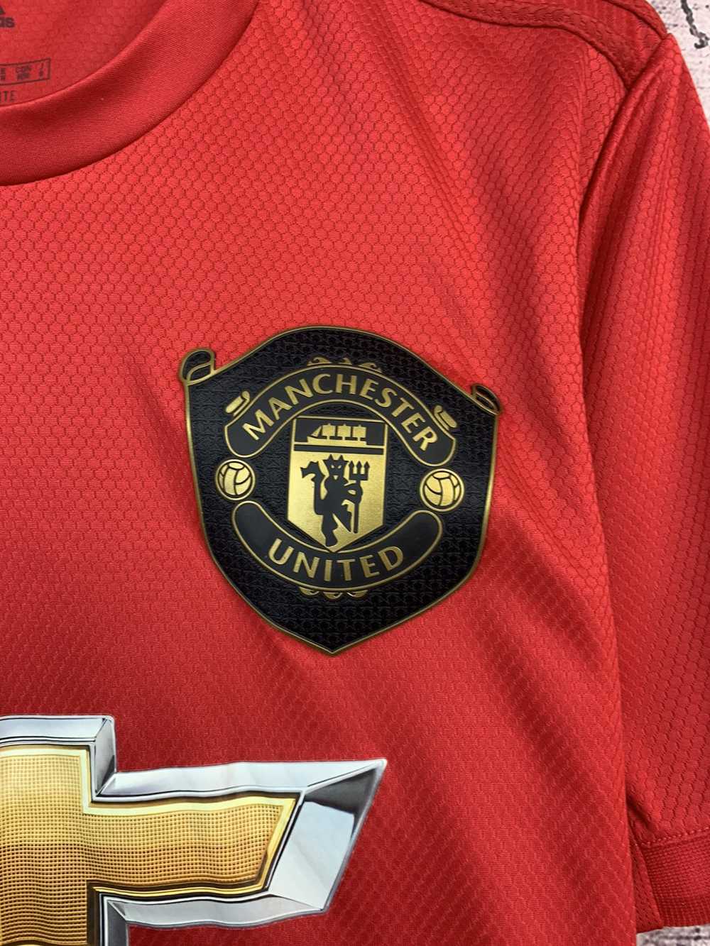 Manchester United × Soccer Jersey × Vintage Adida… - image 4