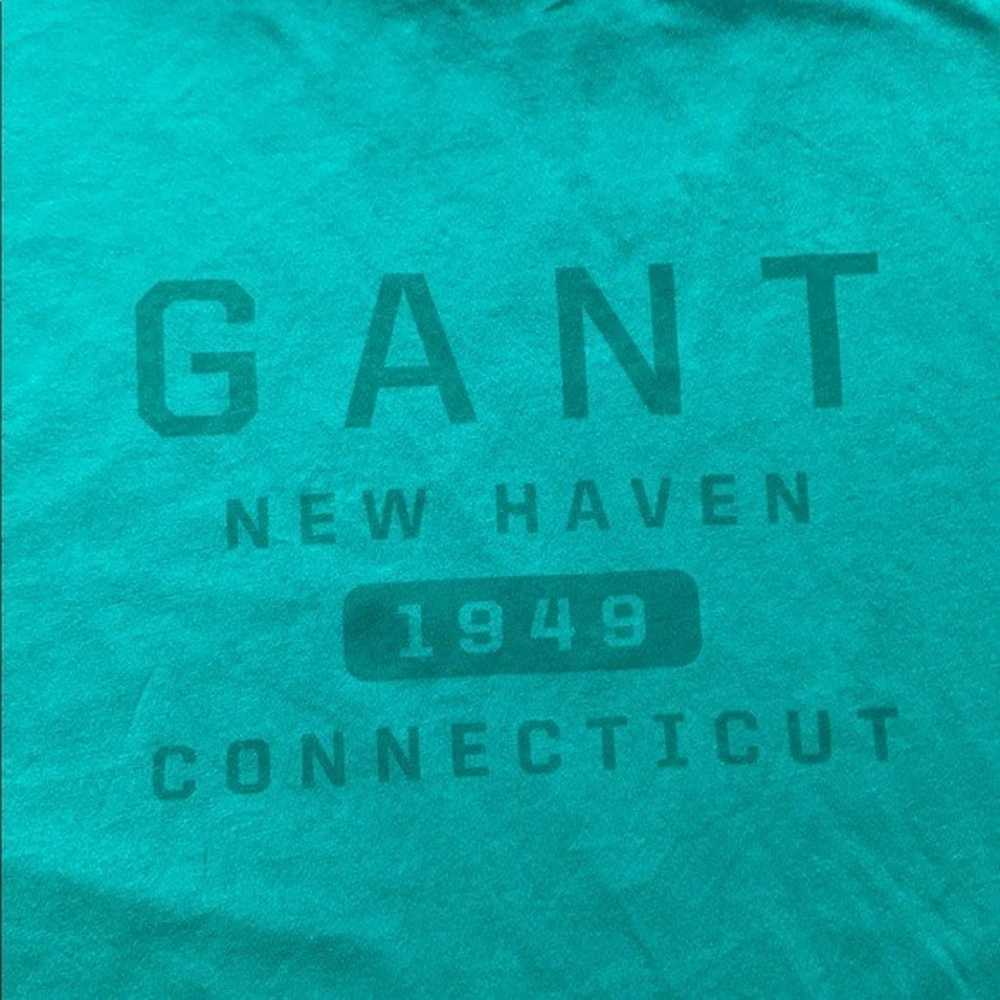 GANT Green Connecticut New Haven Print Logo Tee L - image 2