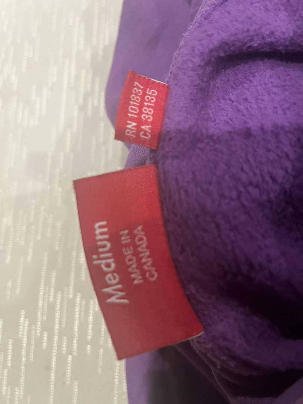 Supreme Purple Supreme Signature Hoodie - image 4