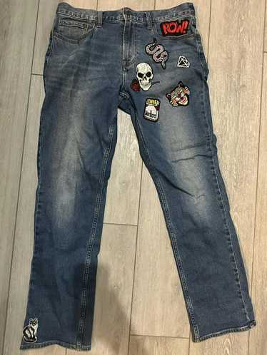 Old Navy Patched Jeans