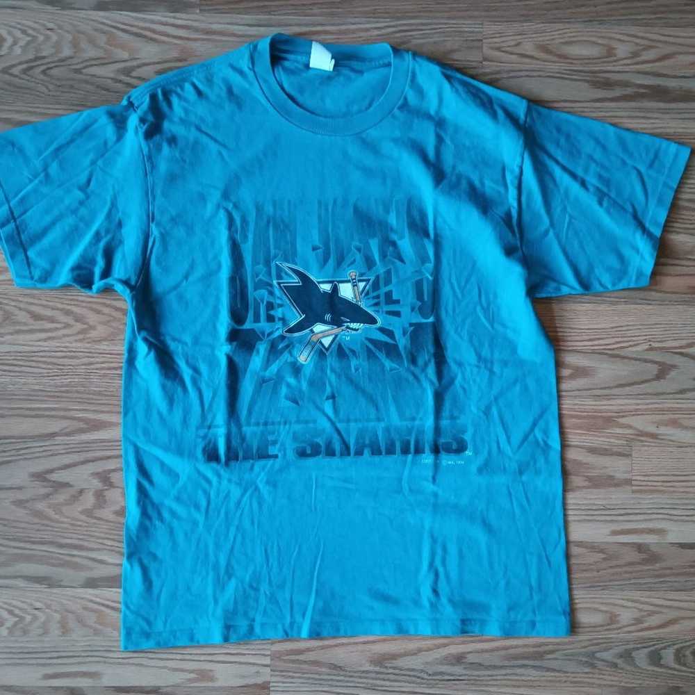 Vintage San Jose sharks t shirt - image 3