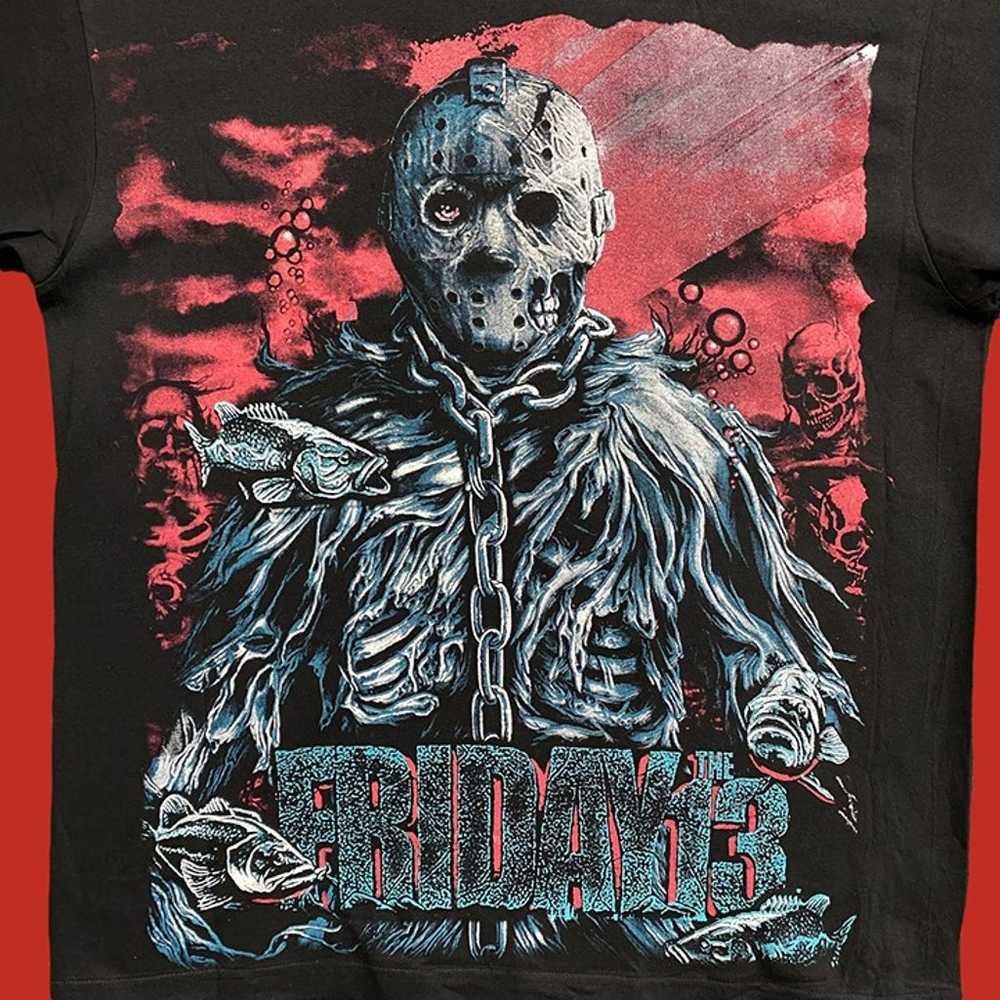 Friday the 13th Jason Vorhees Horror Tshirt size … - image 2