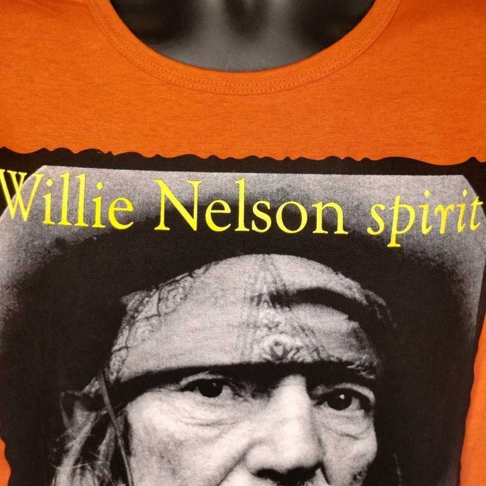VTG 2007 Willie Nelson Spirit Adult XL Band T-shi… - image 2