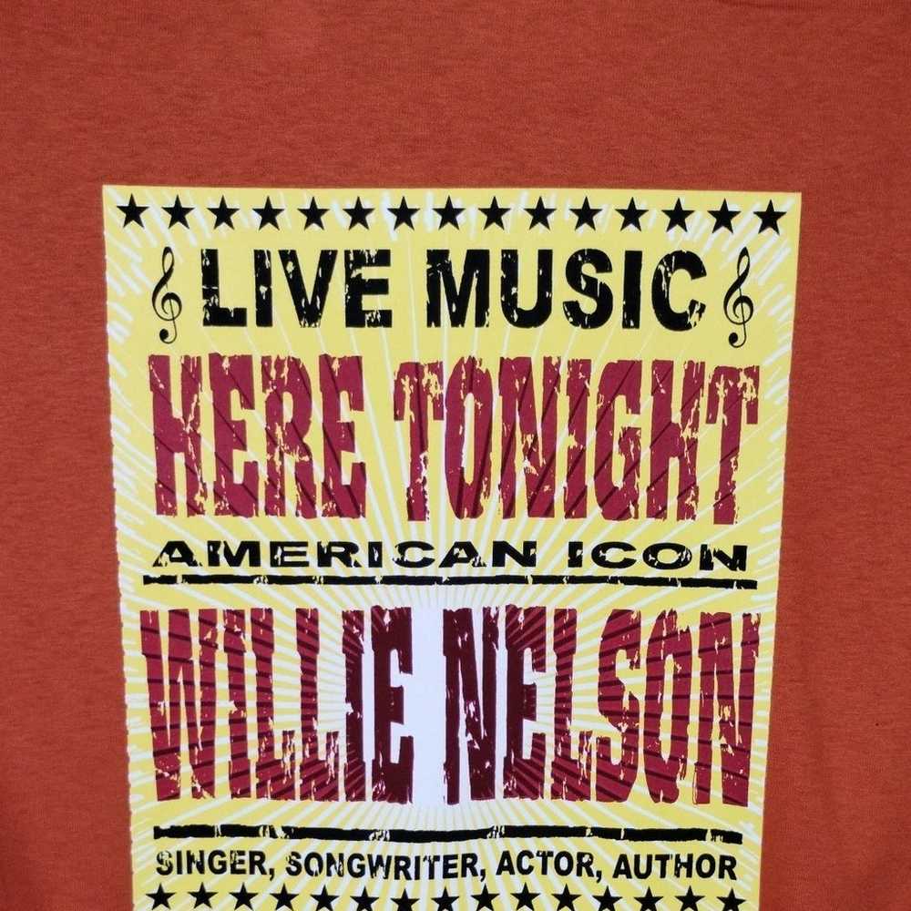 VTG 2007 Willie Nelson Spirit Adult XL Band T-shi… - image 5