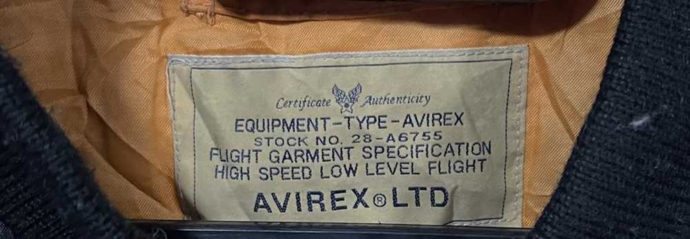 Avirex × Bomber Jacket × Vintage VINTAGE AVIREX L… - image 3