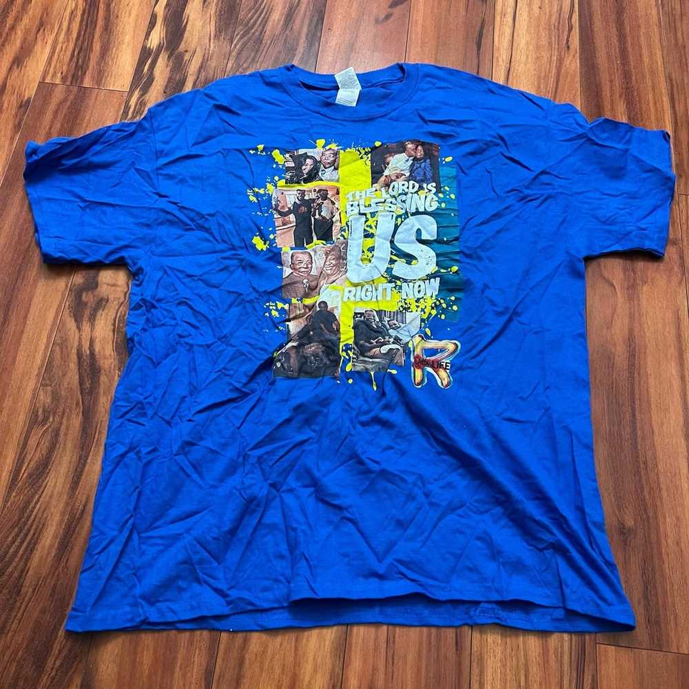 The Lord is Blessing us Right Now Tee size XL - image 1