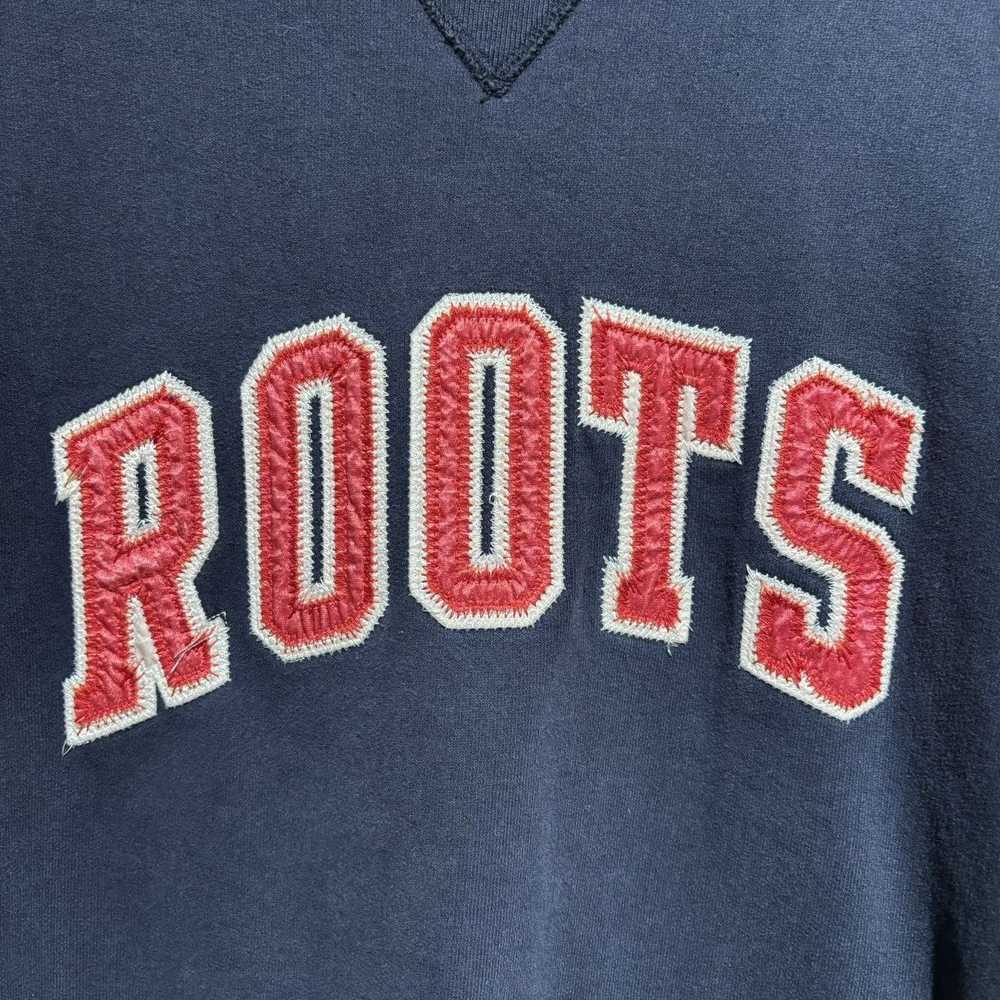 Roots × Vintage 1980s Vintage Roots Navy Sweater … - image 3