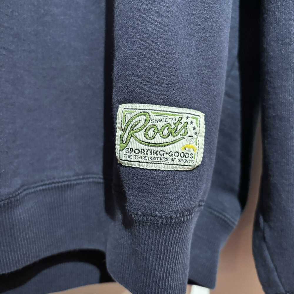 Roots × Vintage 1980s Vintage Roots Navy Sweater … - image 5