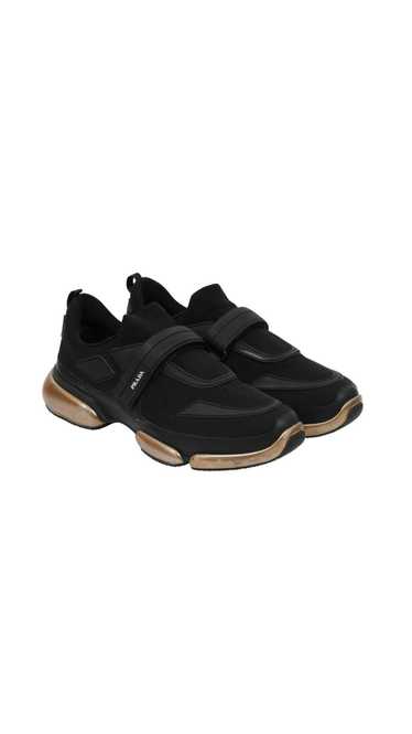 Prada Cloudbust Sneakers Black Gold Nylon - 01963