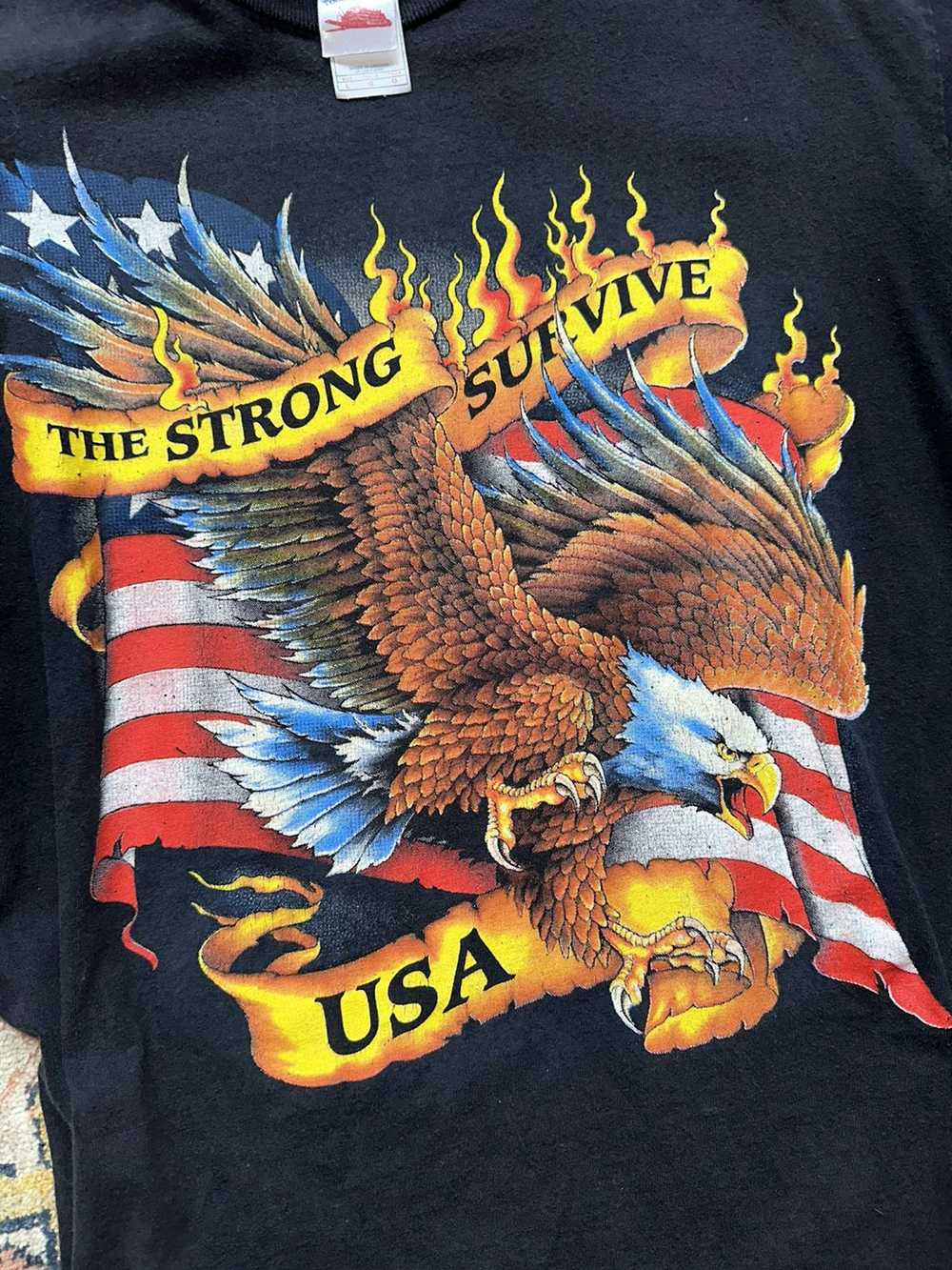 Other 90s american eagle harley patriotic style s… - image 3