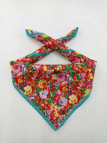 Kenzo × Vintage Kenzo Floral Handkerchief / Neckw… - image 1