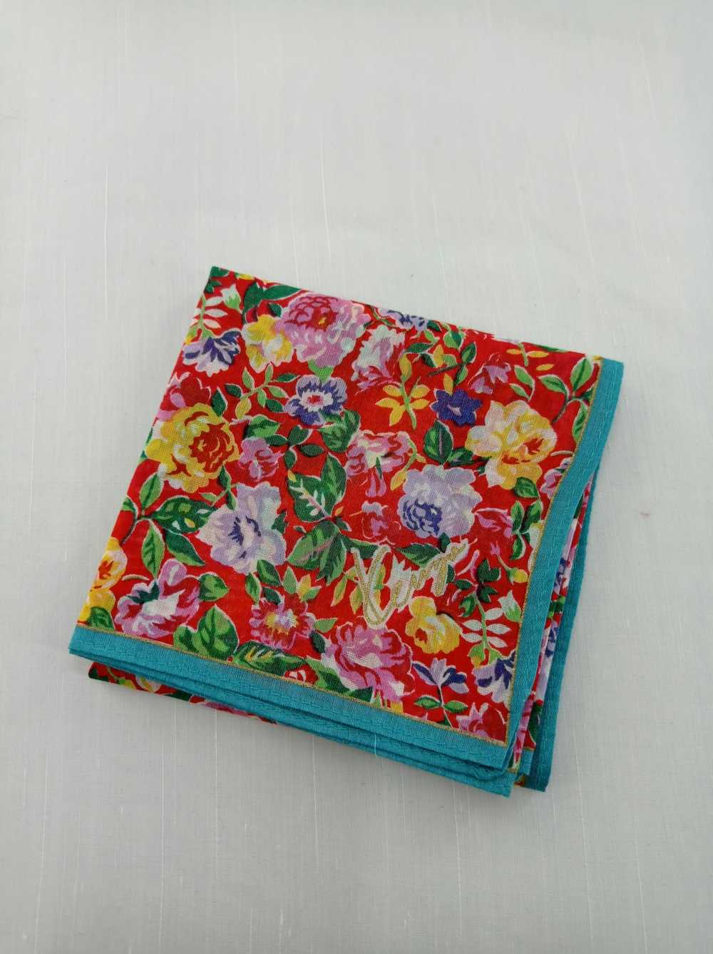 Kenzo × Vintage Kenzo Floral Handkerchief / Neckw… - image 2