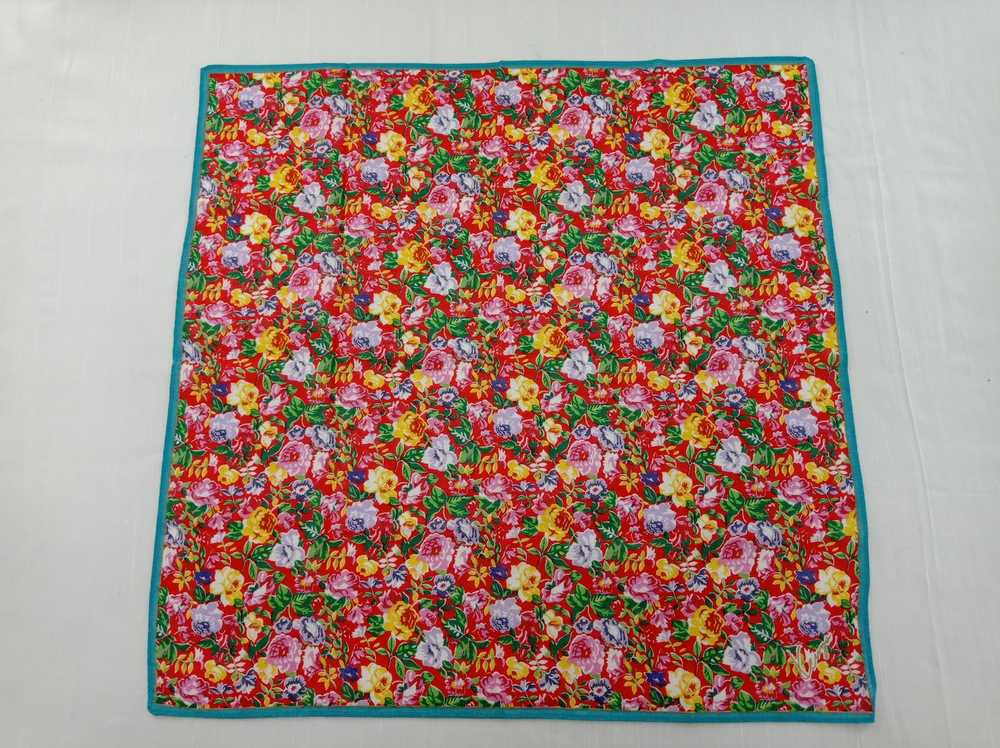 Kenzo × Vintage Kenzo Floral Handkerchief / Neckw… - image 3