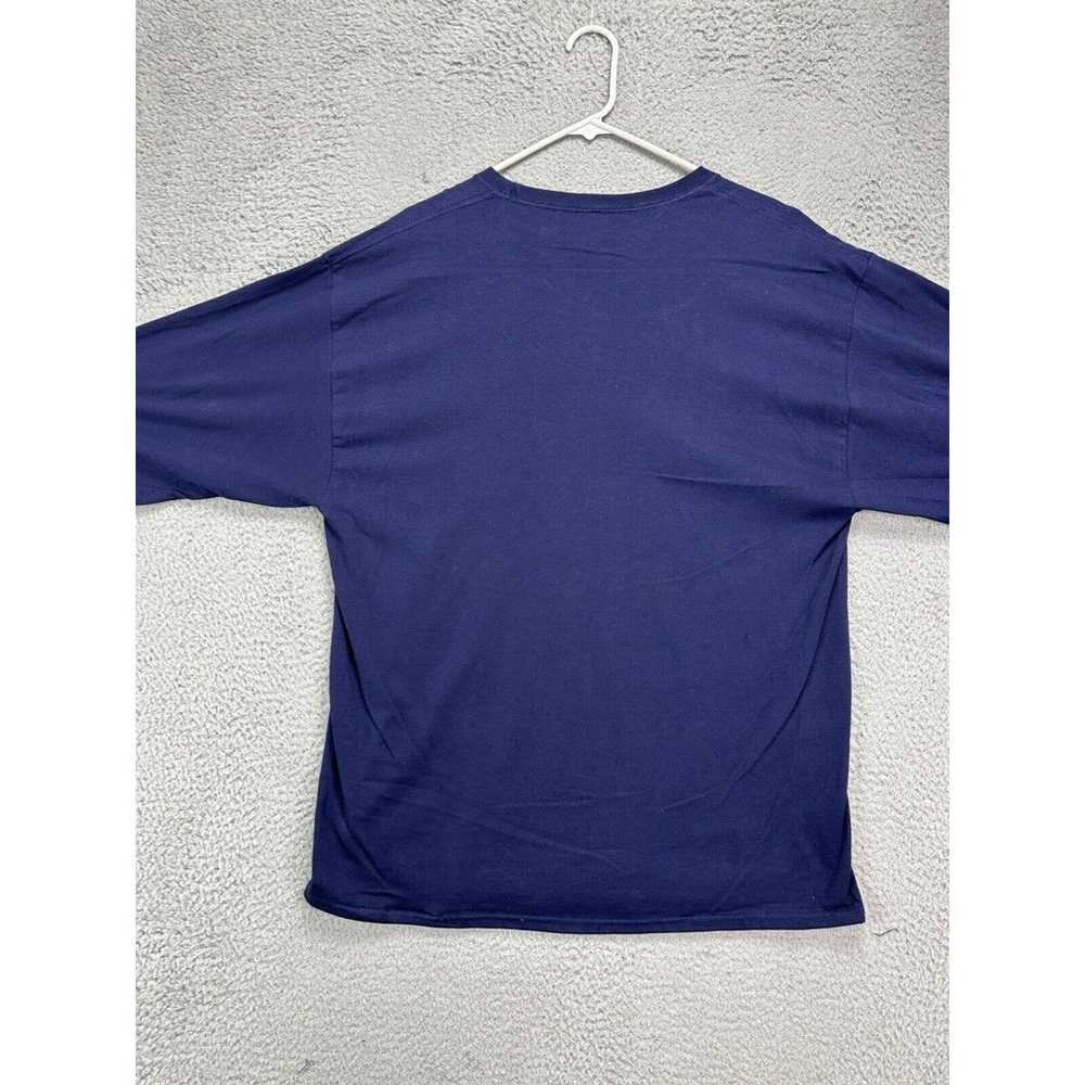 Hanes Shirt Mens Extra Large Blue Michigan Wolver… - image 2
