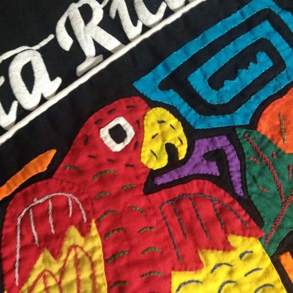 Vintage Indios Costa Rica Parrot Hand Made T-Shirt - image 6