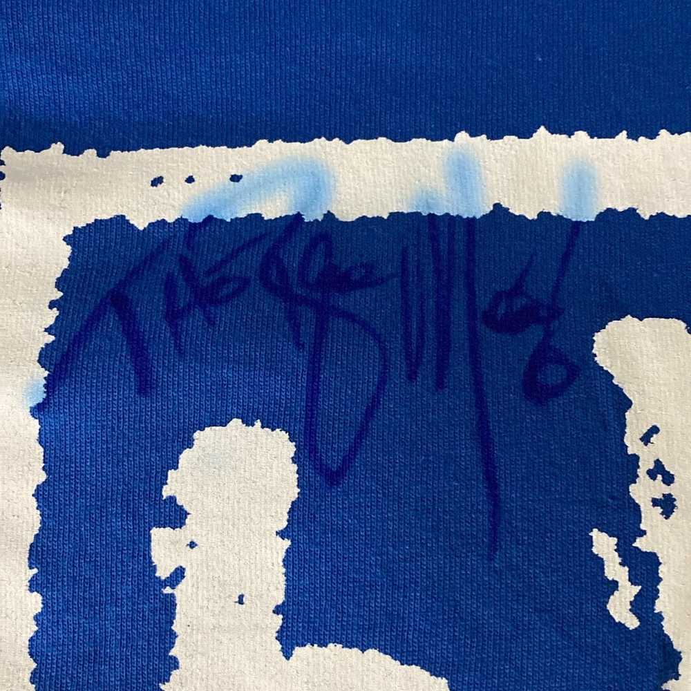 b.W.o Tshirt autographed by The Blue Meanie !!! - image 2