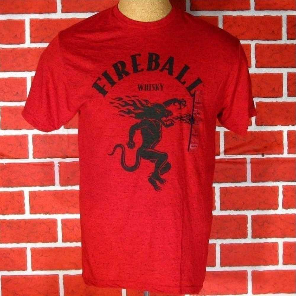 NWOT Fireball Whiskey Short Sleeve Mens T-Shirt XL - image 1