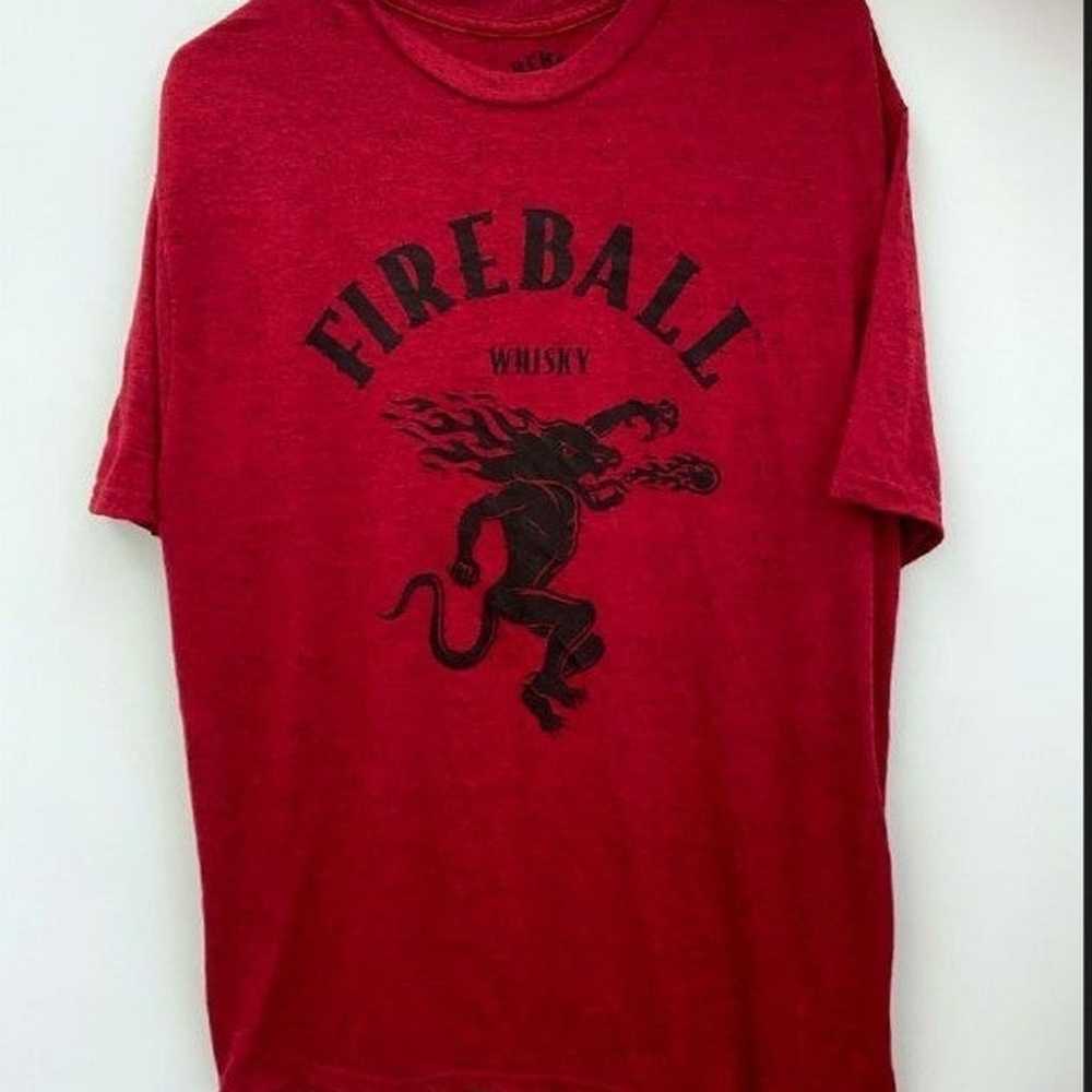 NWOT Fireball Whiskey Short Sleeve Mens T-Shirt XL - image 2