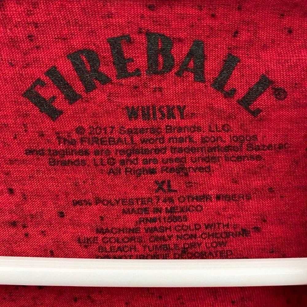 NWOT Fireball Whiskey Short Sleeve Mens T-Shirt XL - image 4