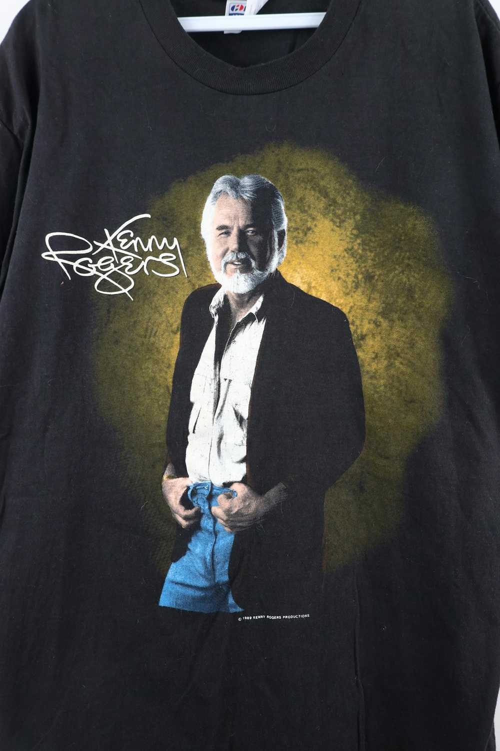 Vintage Vintage 80s Out Kenny Rogers Band T-Shirt… - image 4