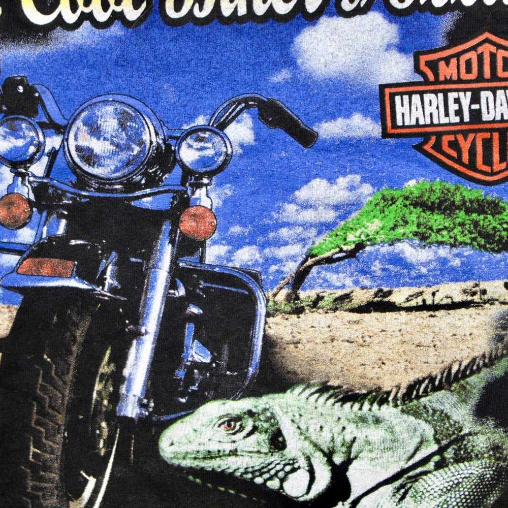 Vintage Harley Davidson 2002 Aruba Front/Back T-S… - image 6