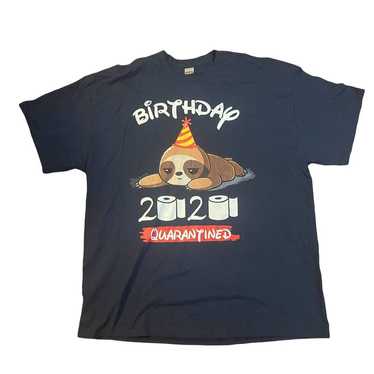 Blue Birthday T-shirt size 2XL - image 1