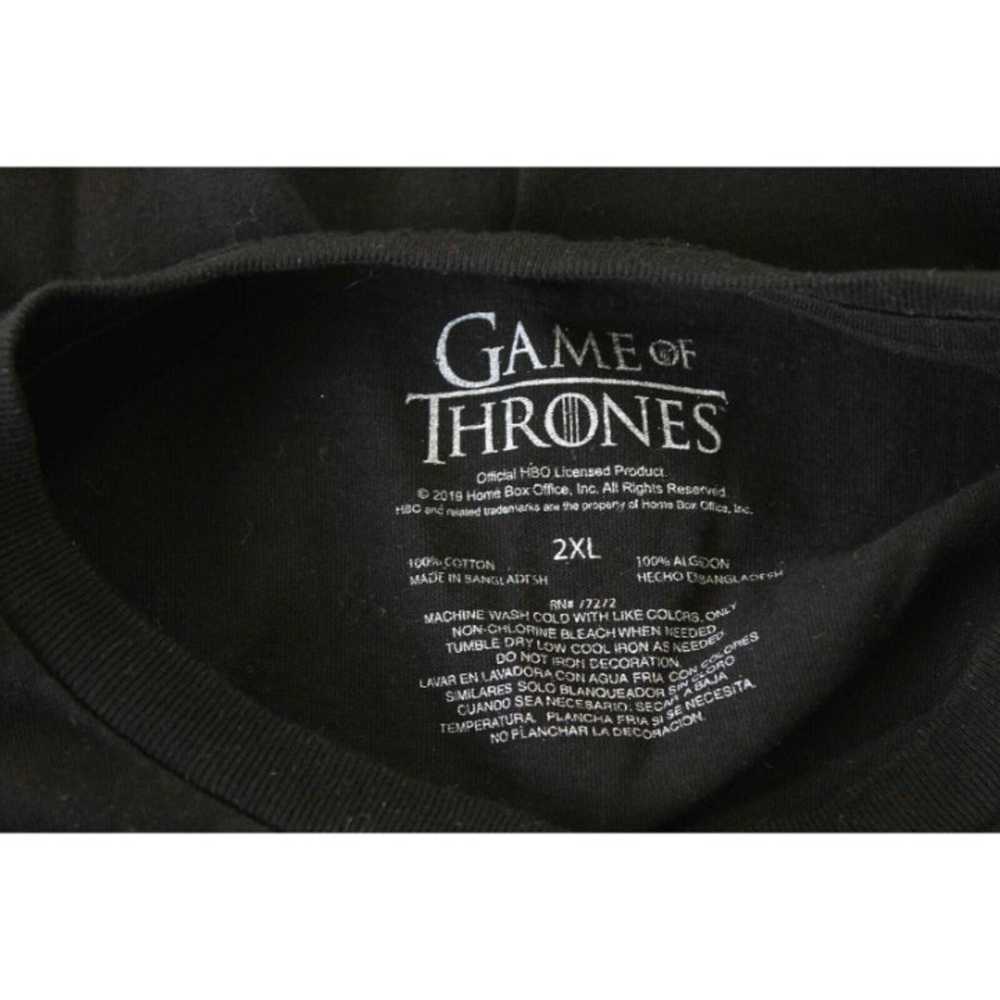 Game of Thrones Black T-Shirt Winter is Here Targ… - image 5