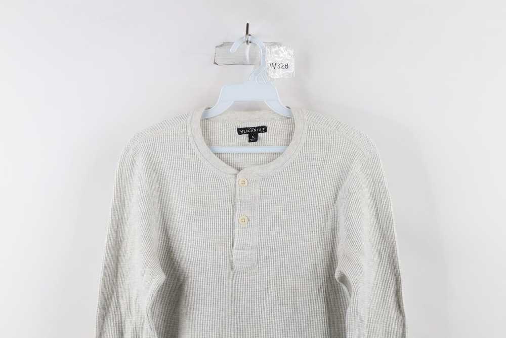 J.Crew × Vintage J Crew Blank Thermal Waffle Knit… - image 2