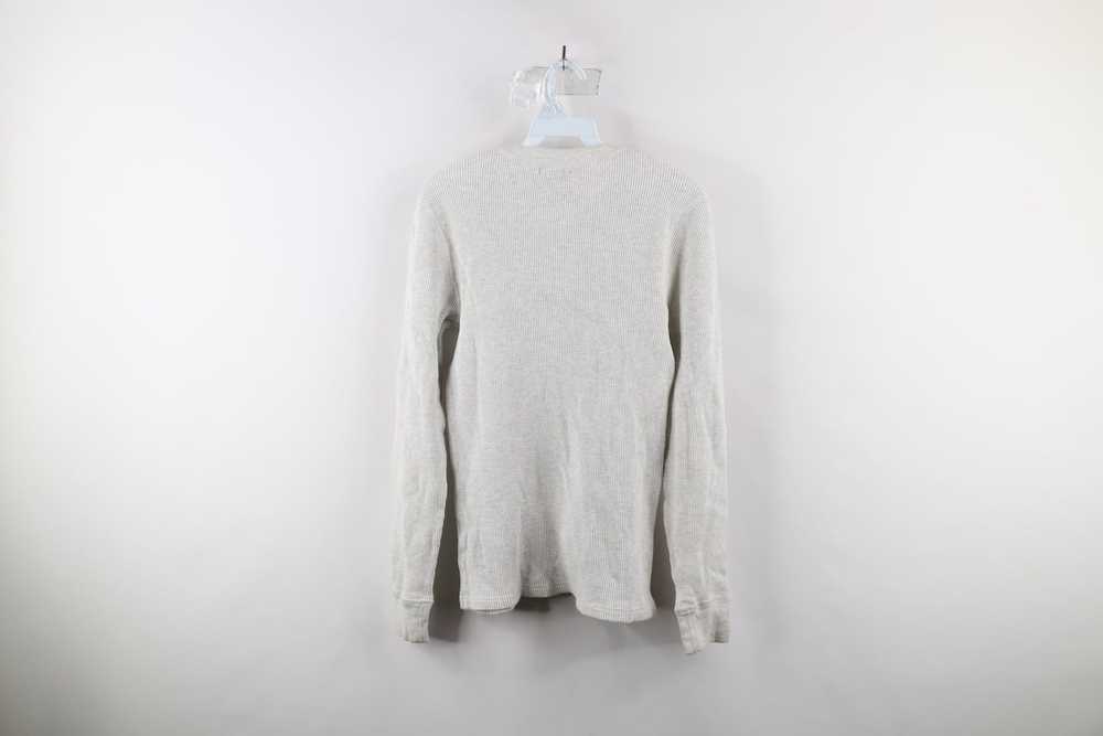 J.Crew × Vintage J Crew Blank Thermal Waffle Knit… - image 7